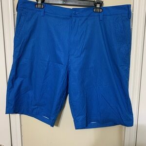Adidas Blue Flat Front Shorts